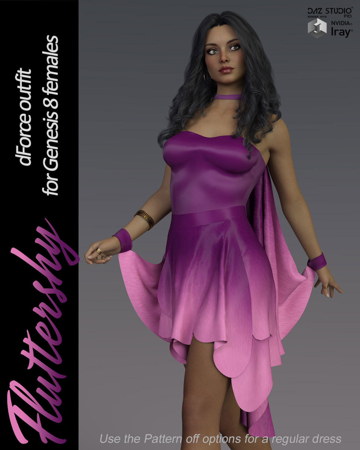 Fluttershy dForce outfit for Genesis 8 Females by N/A