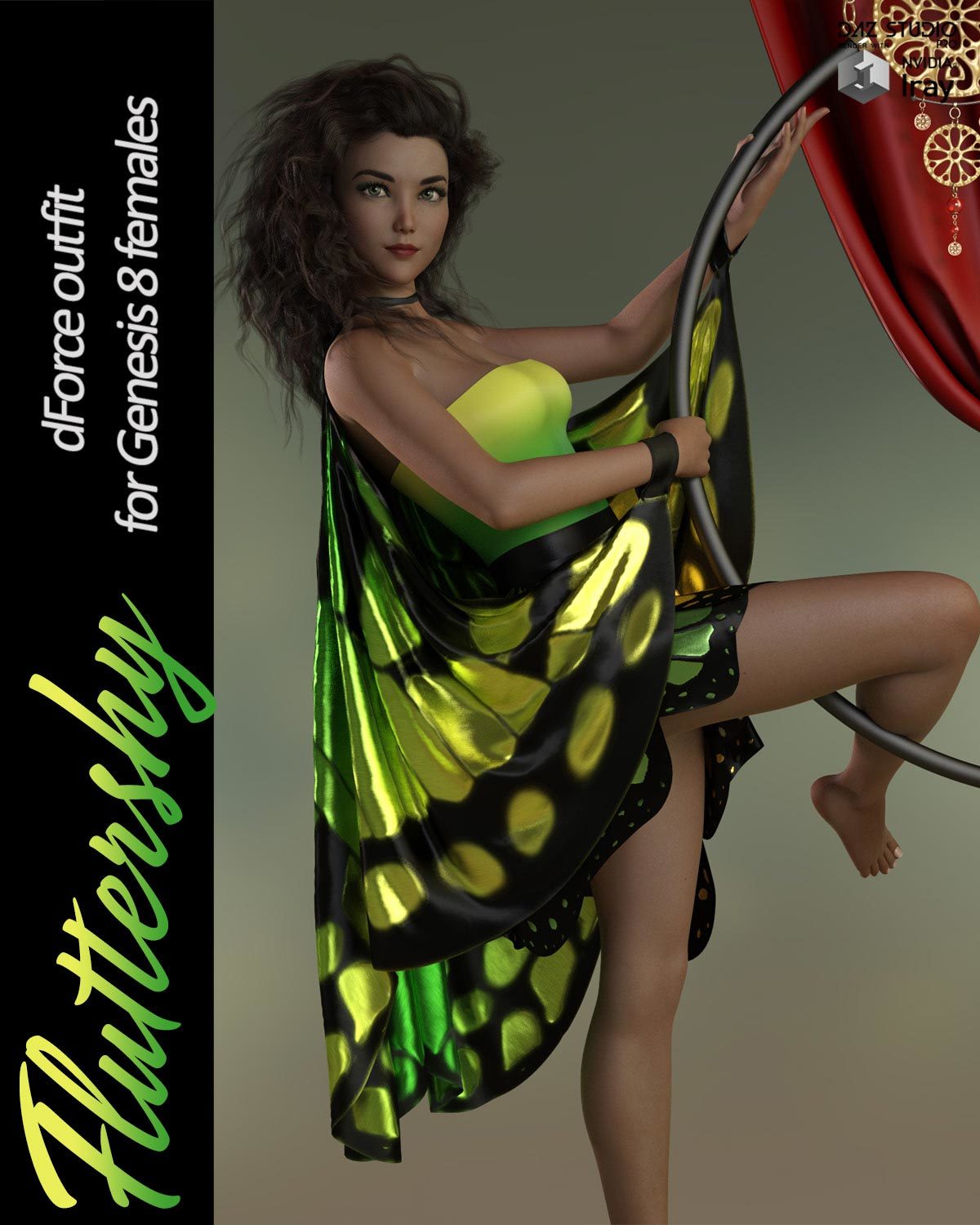 Fluttershy dForce outfit for Genesis 8 Females by N/A