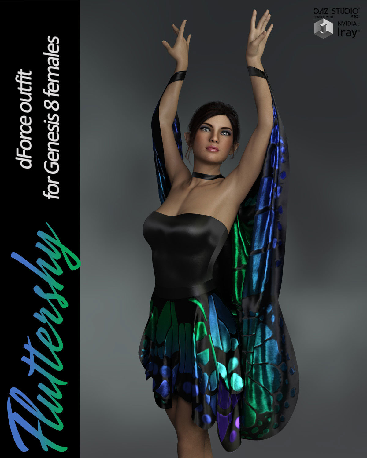 Fluttershy dForce outfit for Genesis 8 Females by N/A