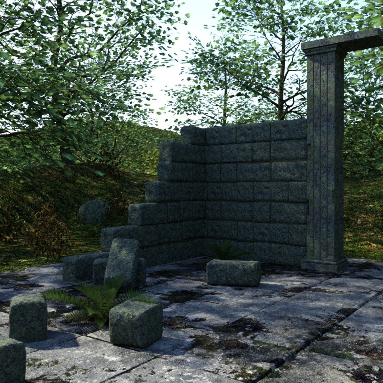 Ruins of a Forgotten Time by N/A