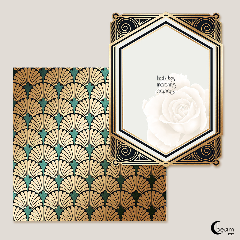 Moonbeam's Art Deco Florals by N/A