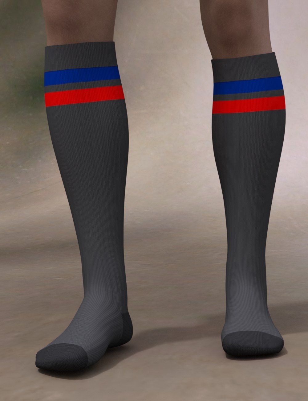 Sport Styles for CJ Studio Tube Socks for Genesis 3 and 8 Females by N/A