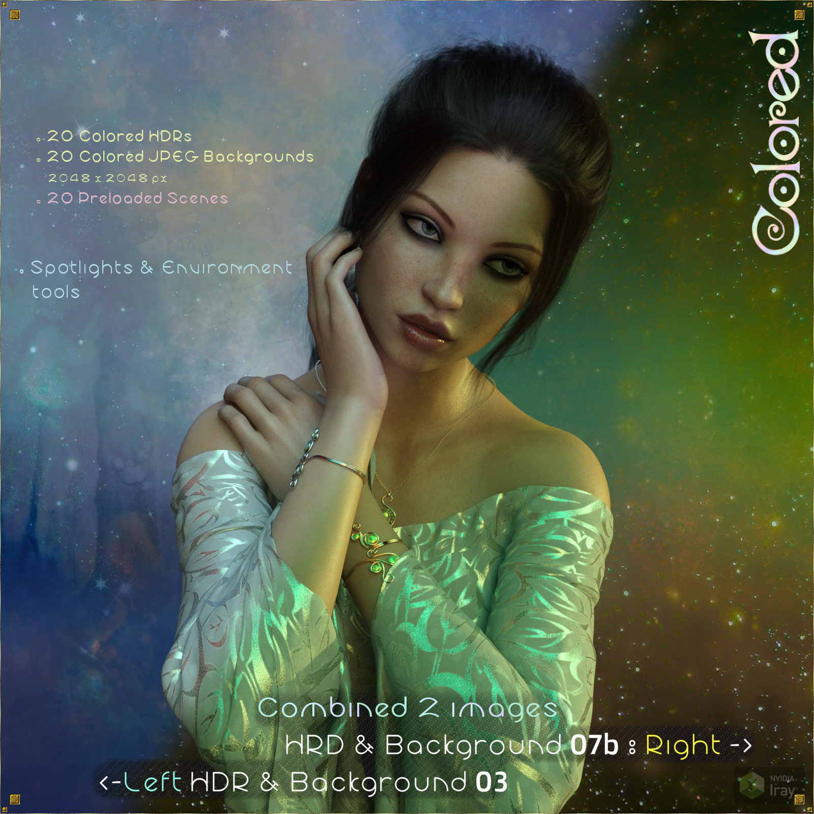 HDR & Backgrounds - Colored for DAZ Studio by N/A