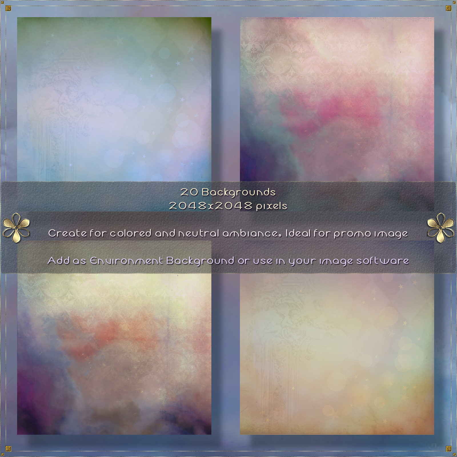 HDR & Backgrounds - Colored for DAZ Studio by N/A