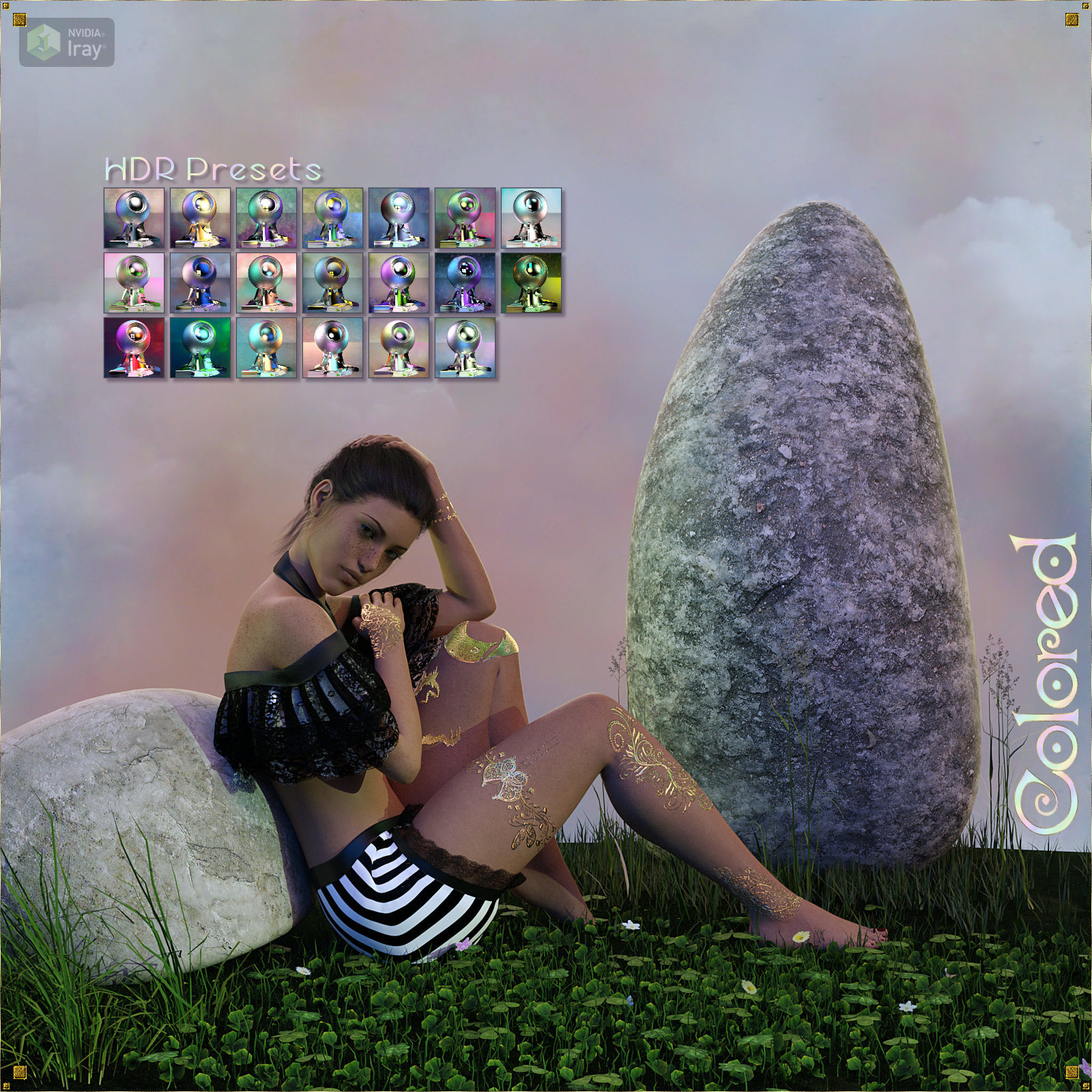 HDR & Backgrounds - Colored for DAZ Studio by N/A