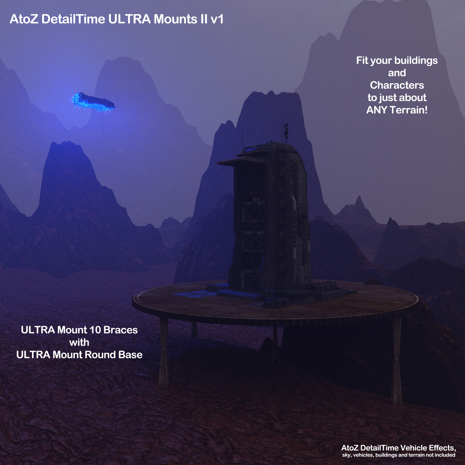 AtoZ DetailTime ULTRA-Mounts II v1 for Poser by N/A