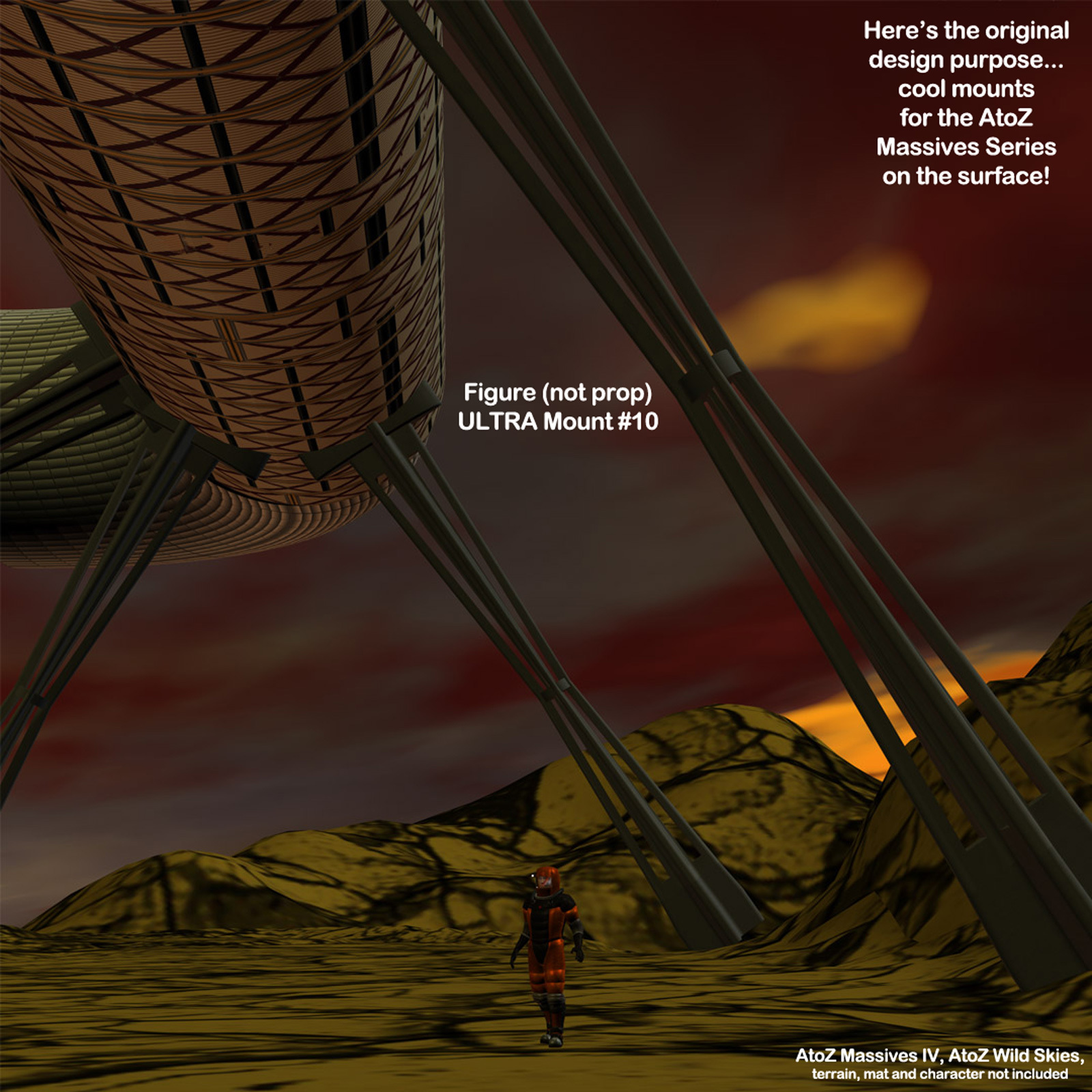 AtoZ DetailTime ULTRA-Mounts II v1 for Poser by N/A