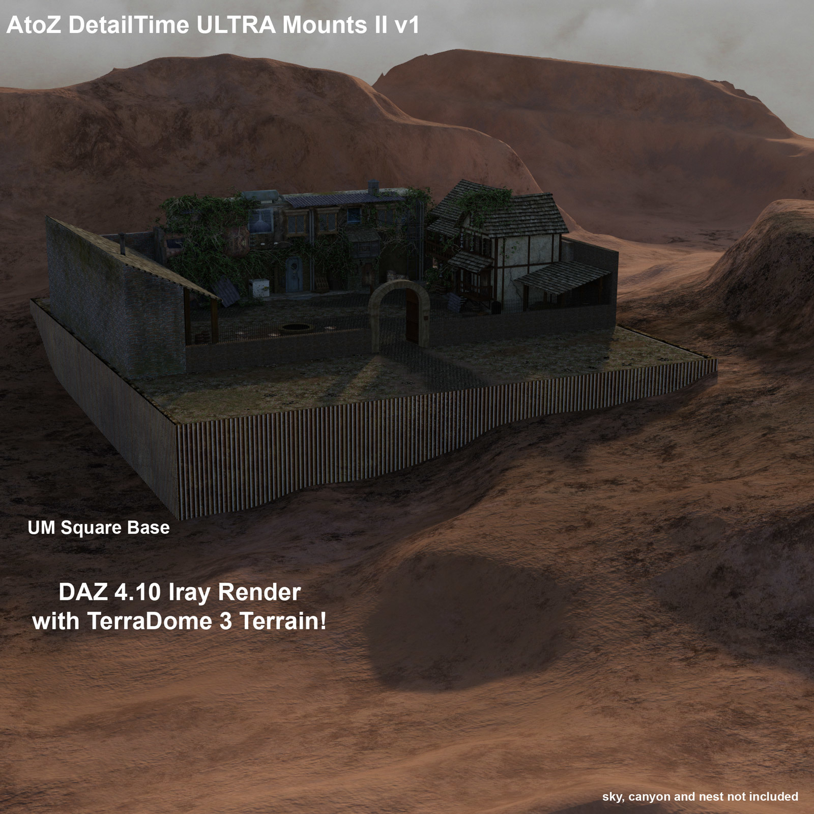AtoZ DetailTime ULTRA-Mounts II v1 for Poser by N/A