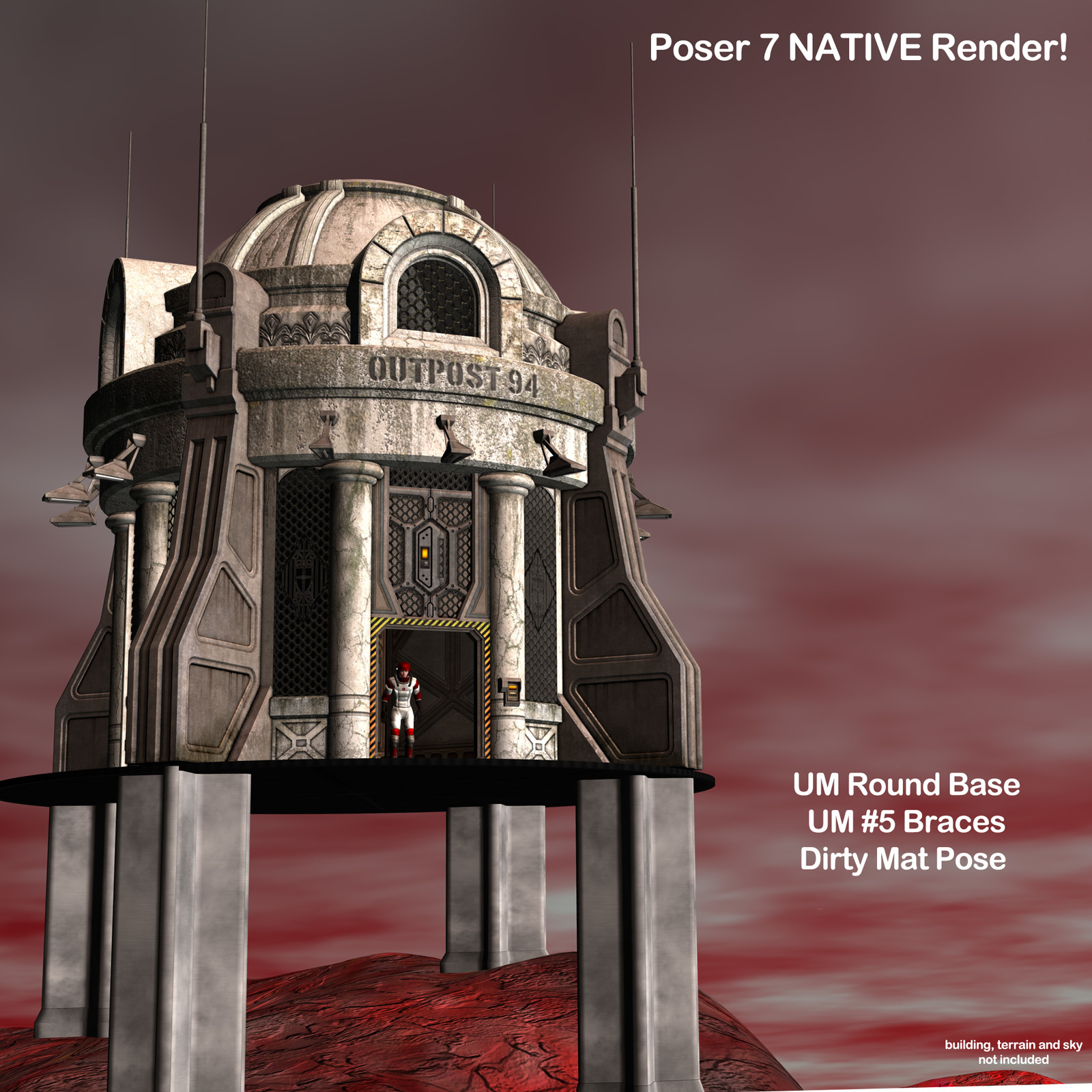 AtoZ DetailTime ULTRA-Mounts II v1 for Poser by N/A
