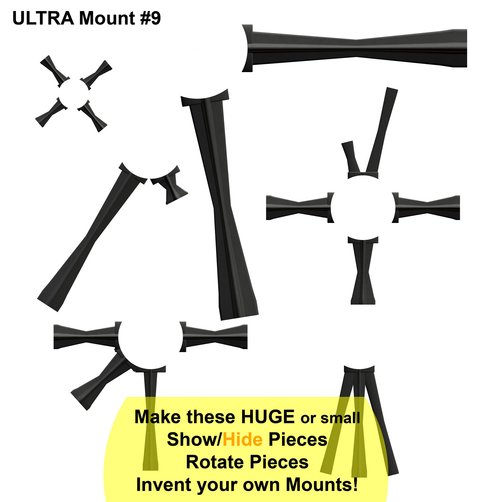 AtoZ DetailTime ULTRA-Mounts II v1 for Poser by N/A