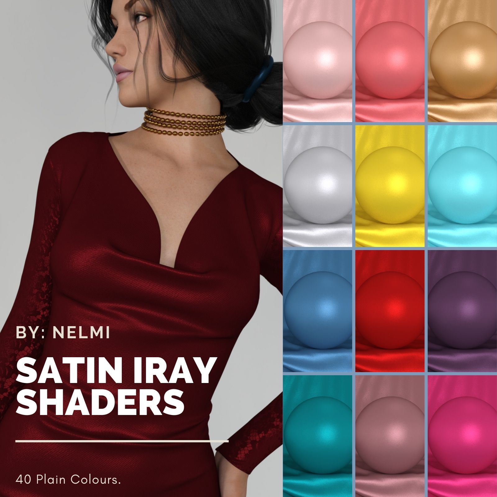 NELMI - Satin Iray Shaders Merchant Resource by N/A