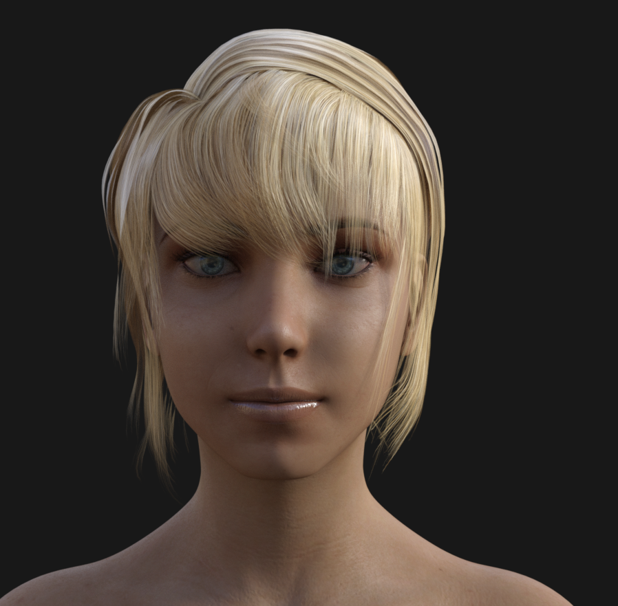 NS Hair for Genesis 8 Female by N/A