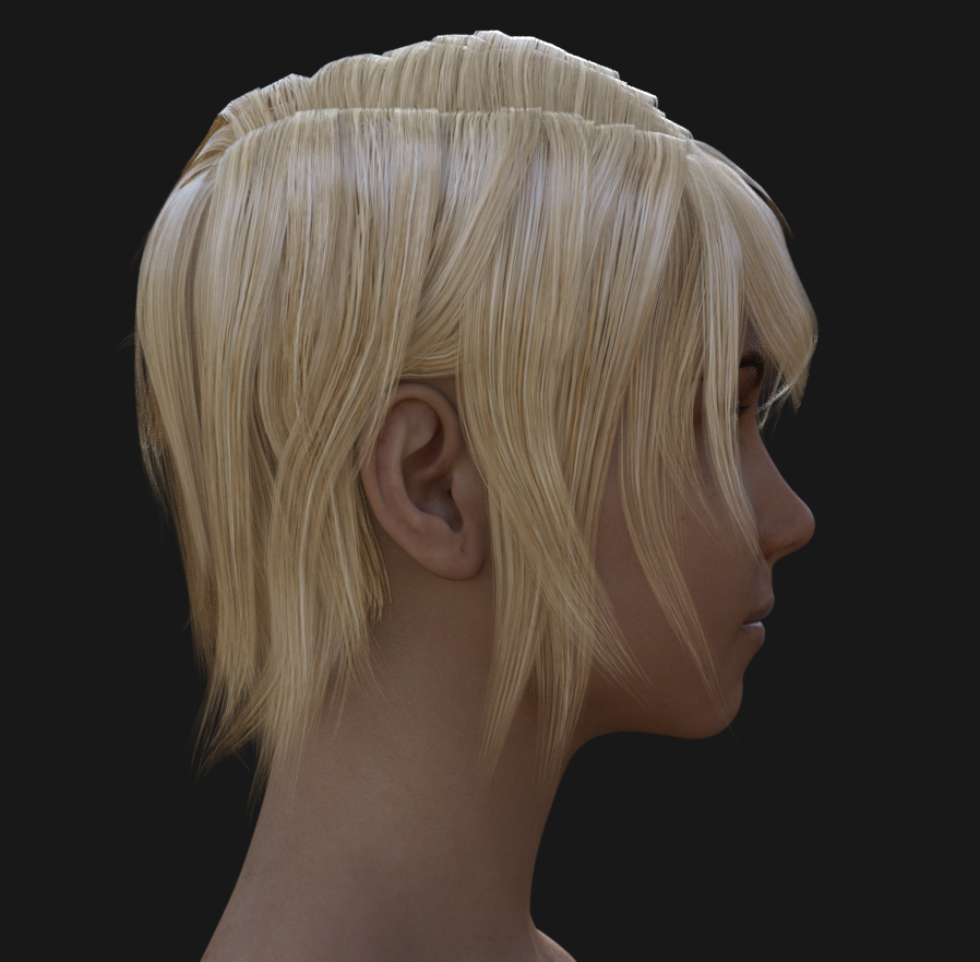 NS Hair for Genesis 8 Female by N/A