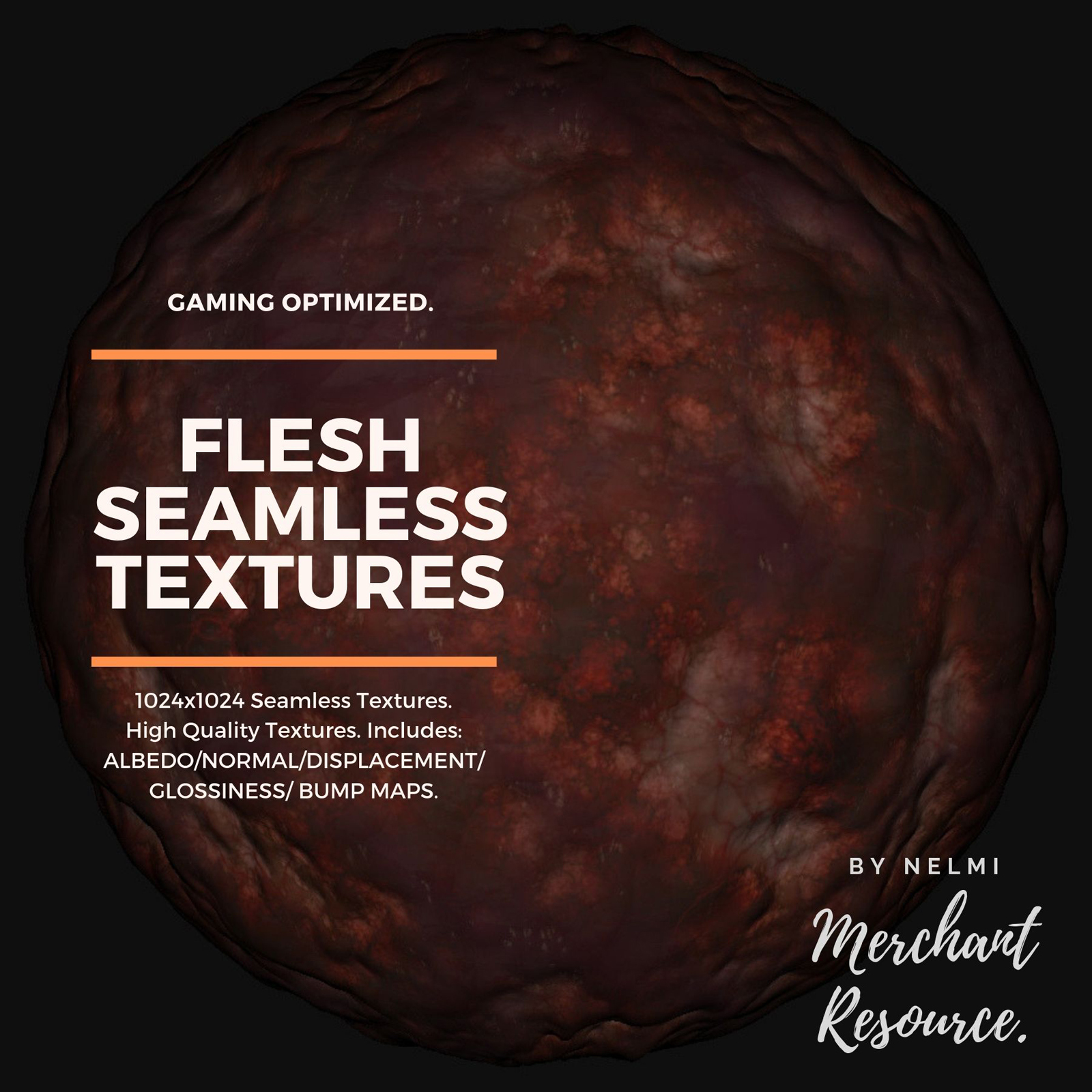 Flesh Seamless Textures - Merchant Resource by N/A