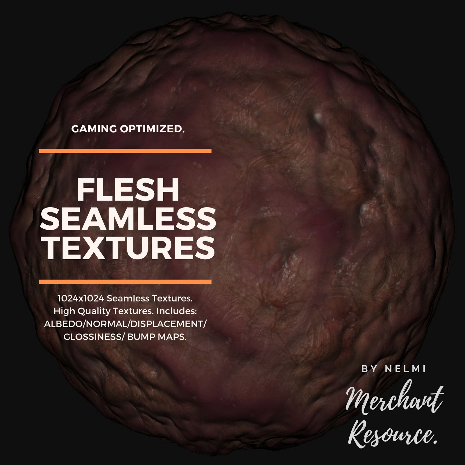 Flesh Seamless Textures - Merchant Resource by N/A