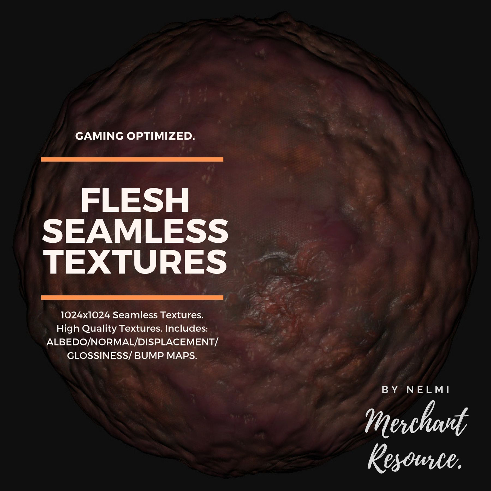 Flesh Seamless Textures - Merchant Resource by N/A