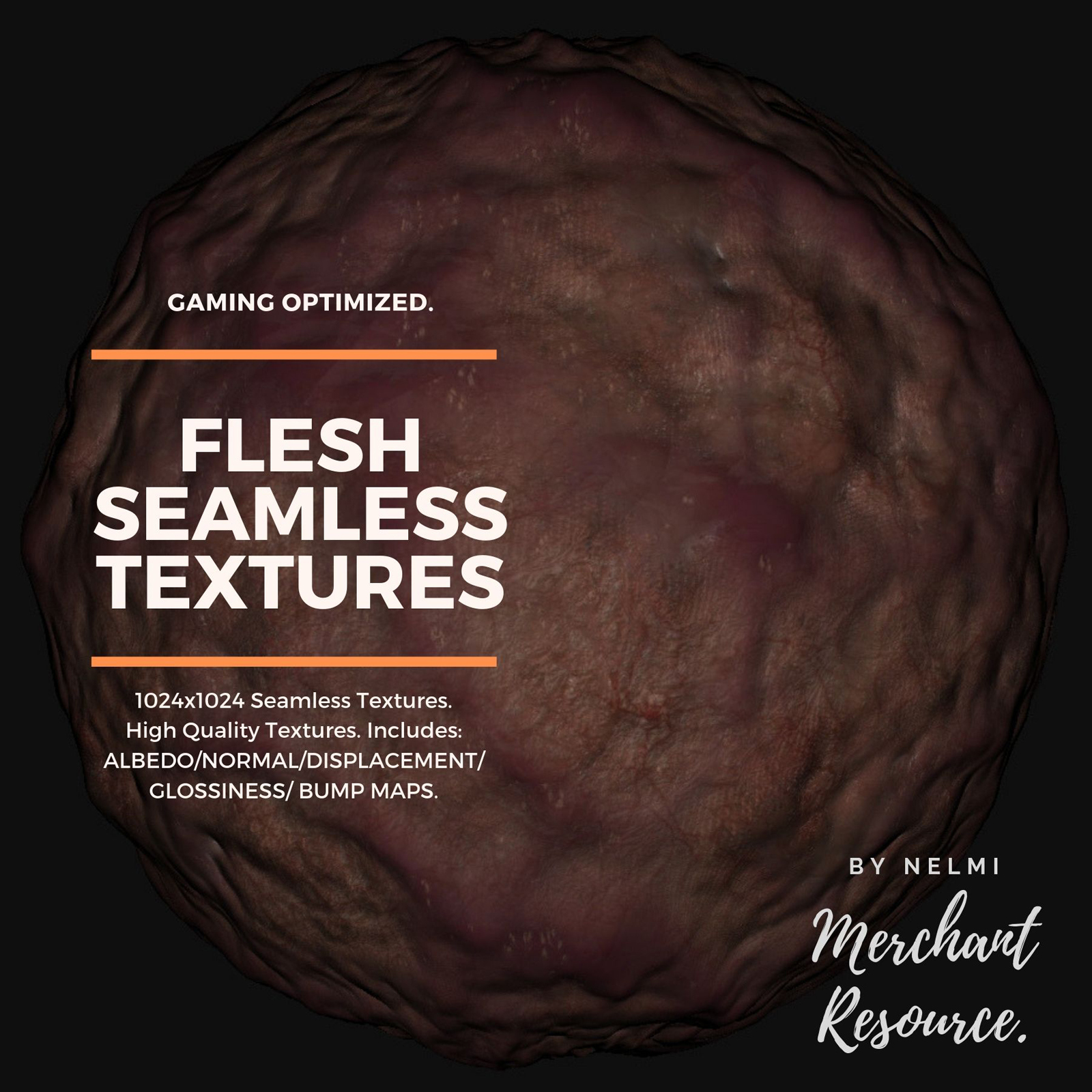 Flesh Seamless Textures - Merchant Resource by N/A