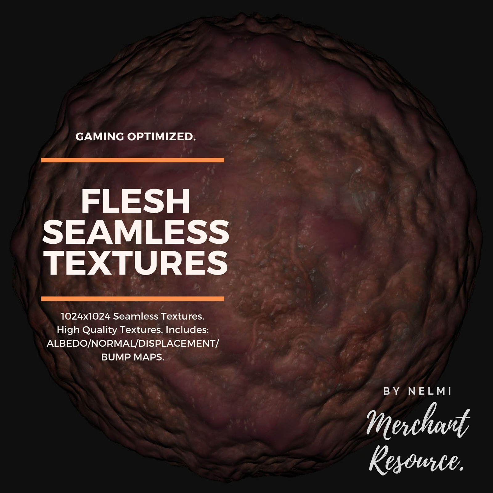 Flesh Seamless Textures - Merchant Resource by N/A