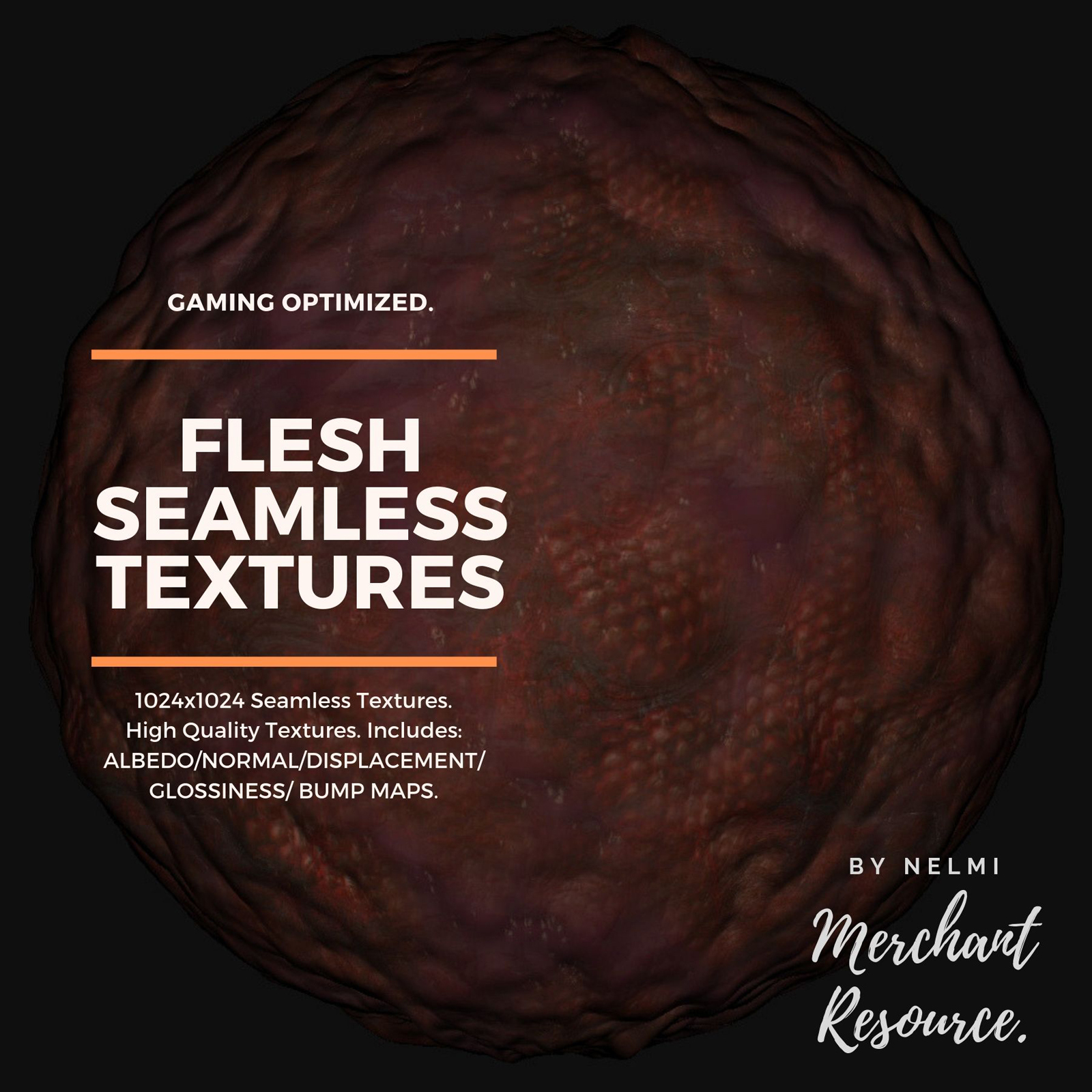 Flesh Seamless Textures - Merchant Resource by N/A