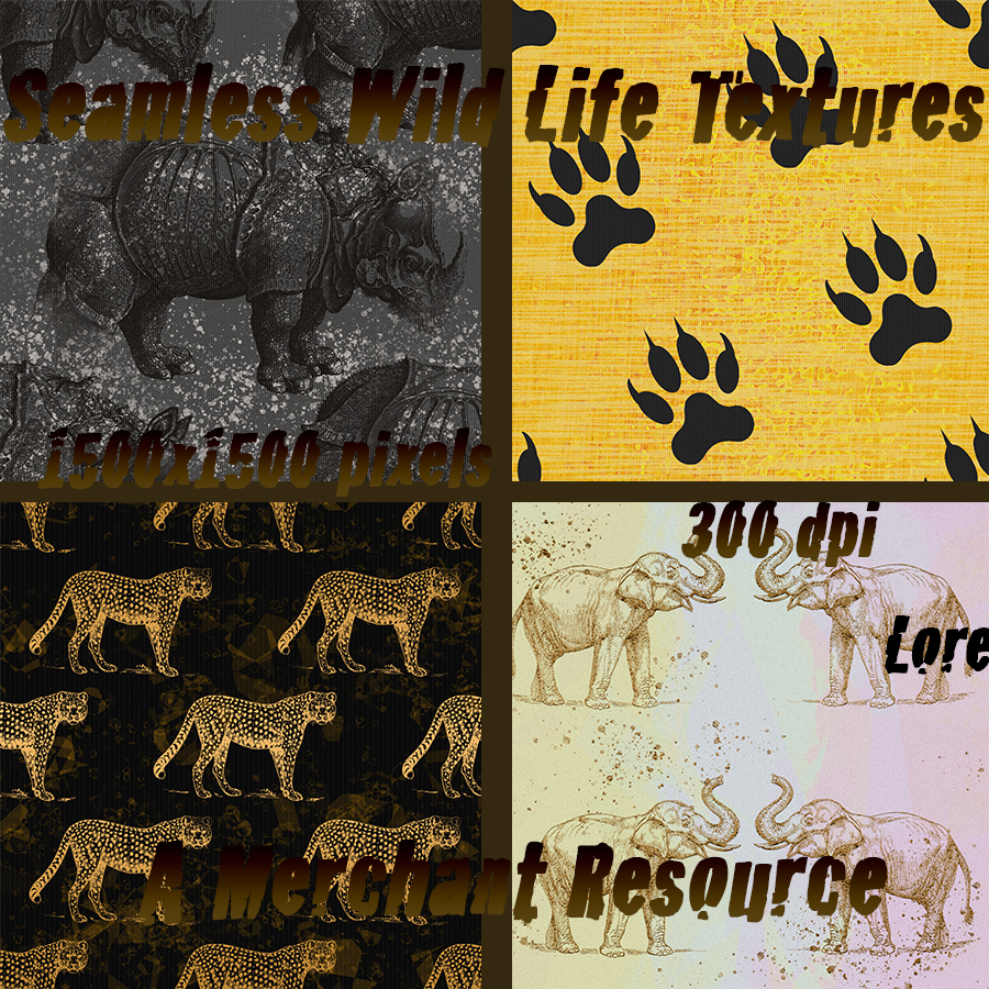 Seamless Wild Life Textures by N/A