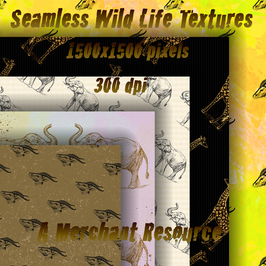 Seamless Wild Life Textures by N/A