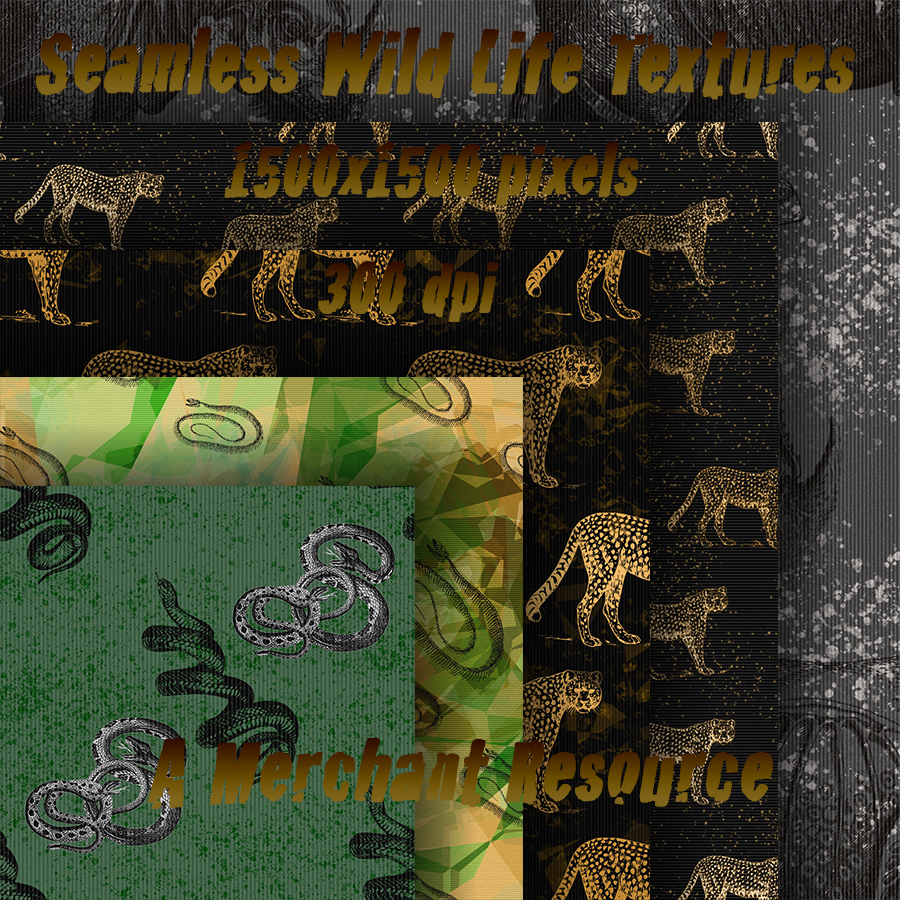 Seamless Wild Life Textures by N/A