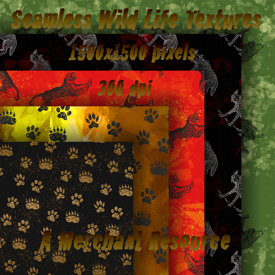 Seamless Wild Life Textures by N/A