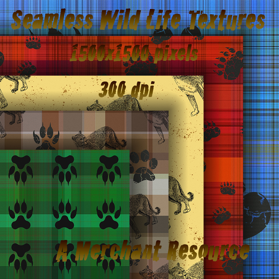 Seamless Wild Life Textures by N/A