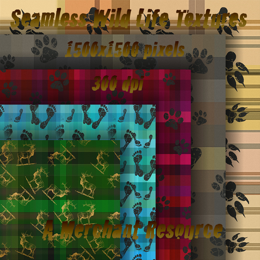 Seamless Wild Life Textures by N/A