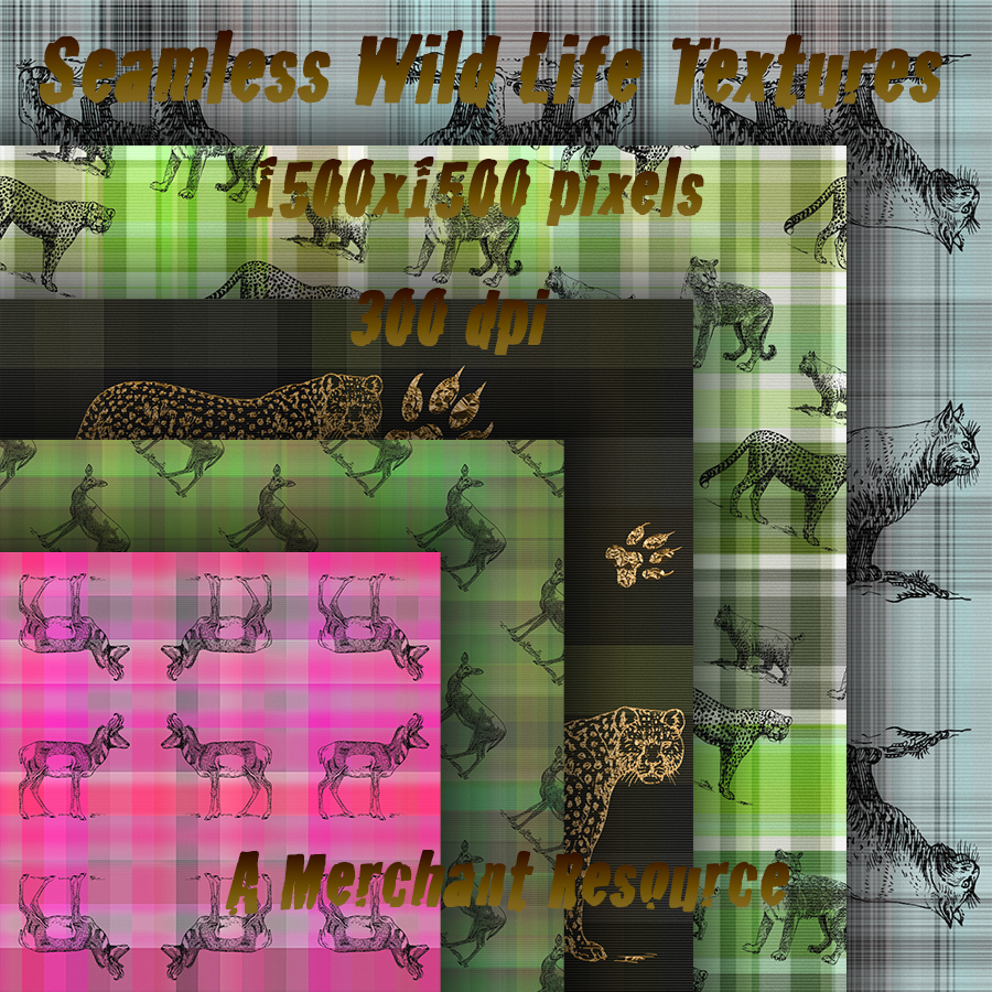 Seamless Wild Life Textures by N/A