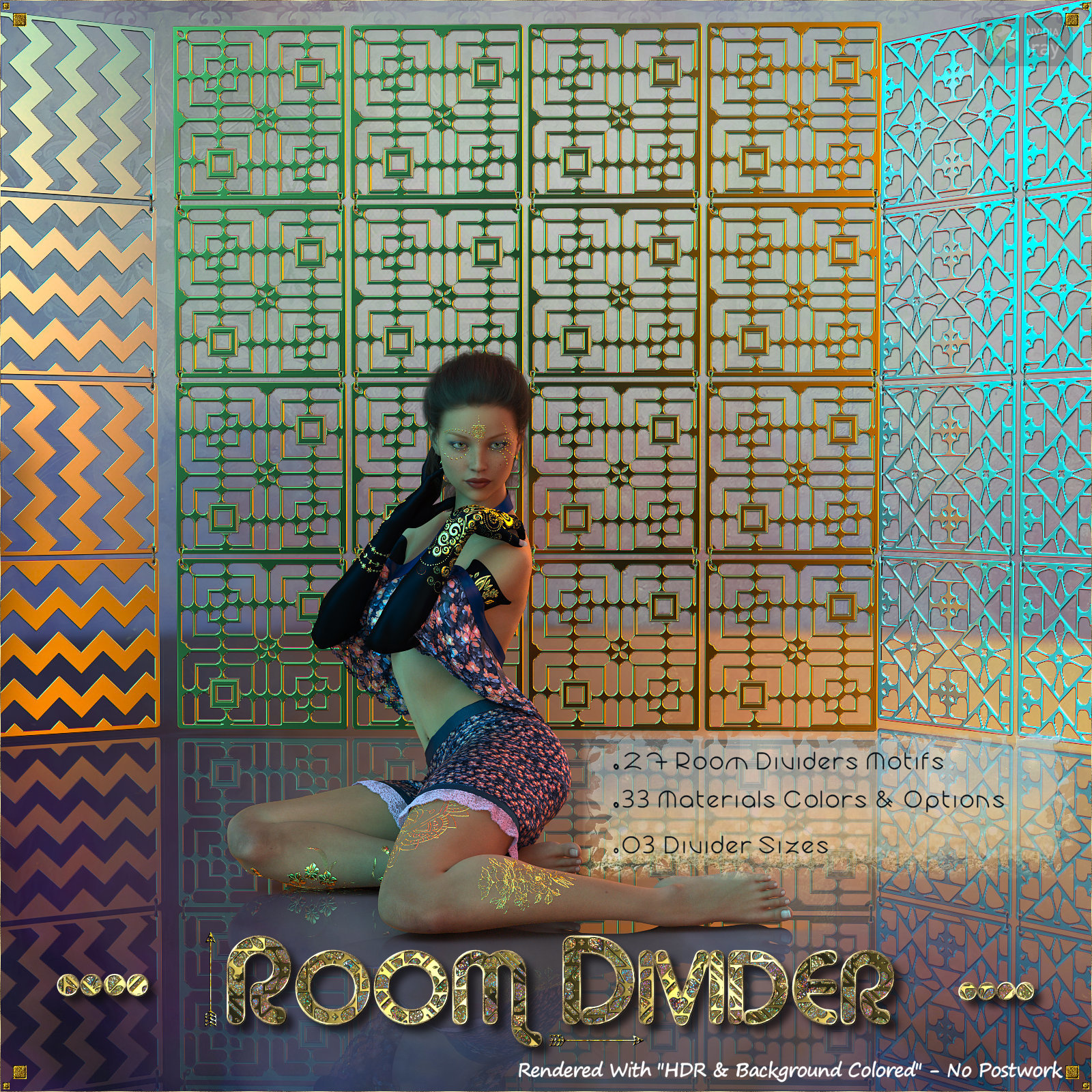 Room Dividers for DAZ Studio by N/A