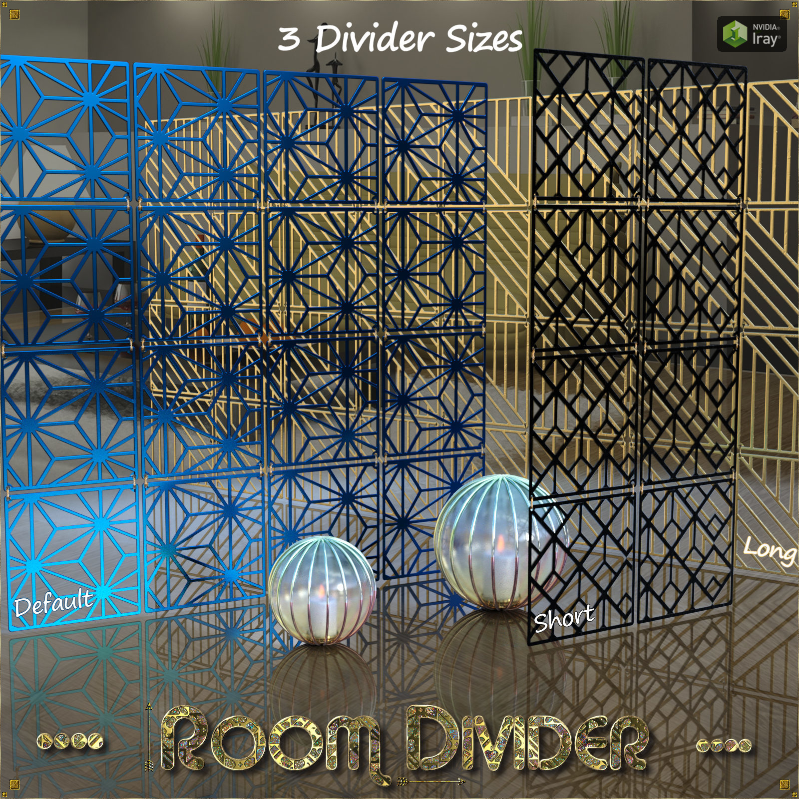Room Dividers for DAZ Studio by N/A