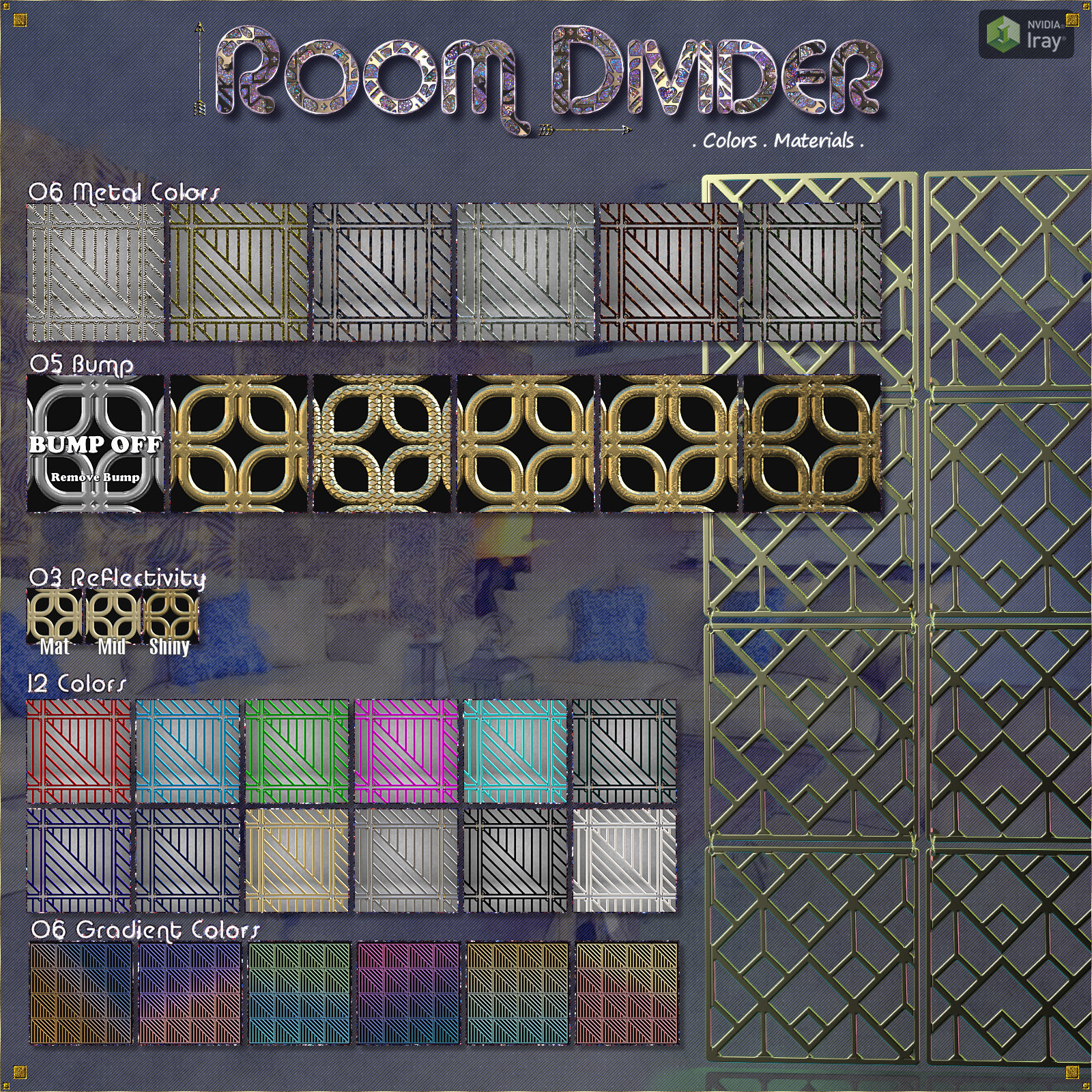 Room Dividers for DAZ Studio by N/A
