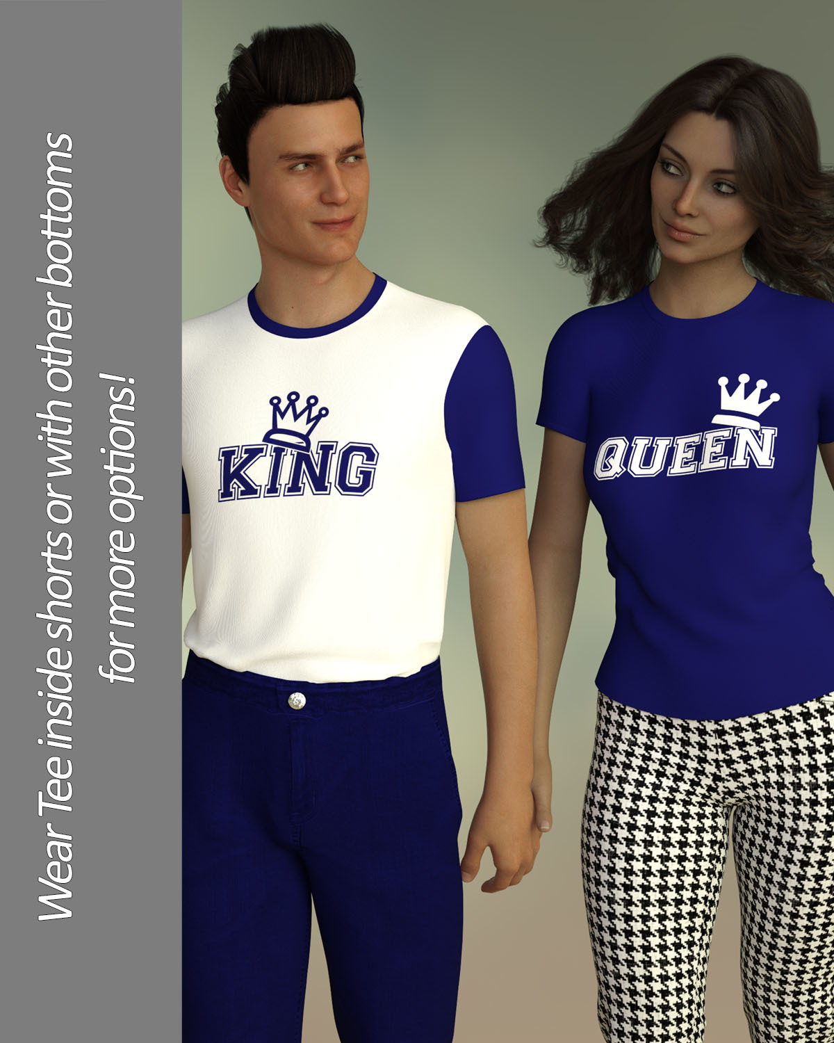 HisNHers dForce Matching Outfits for Genesis 8 by N/A