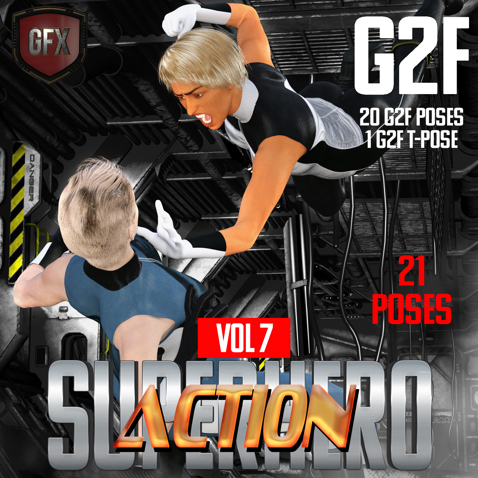 SuperHero Action for G2F Volume 7 by N/A