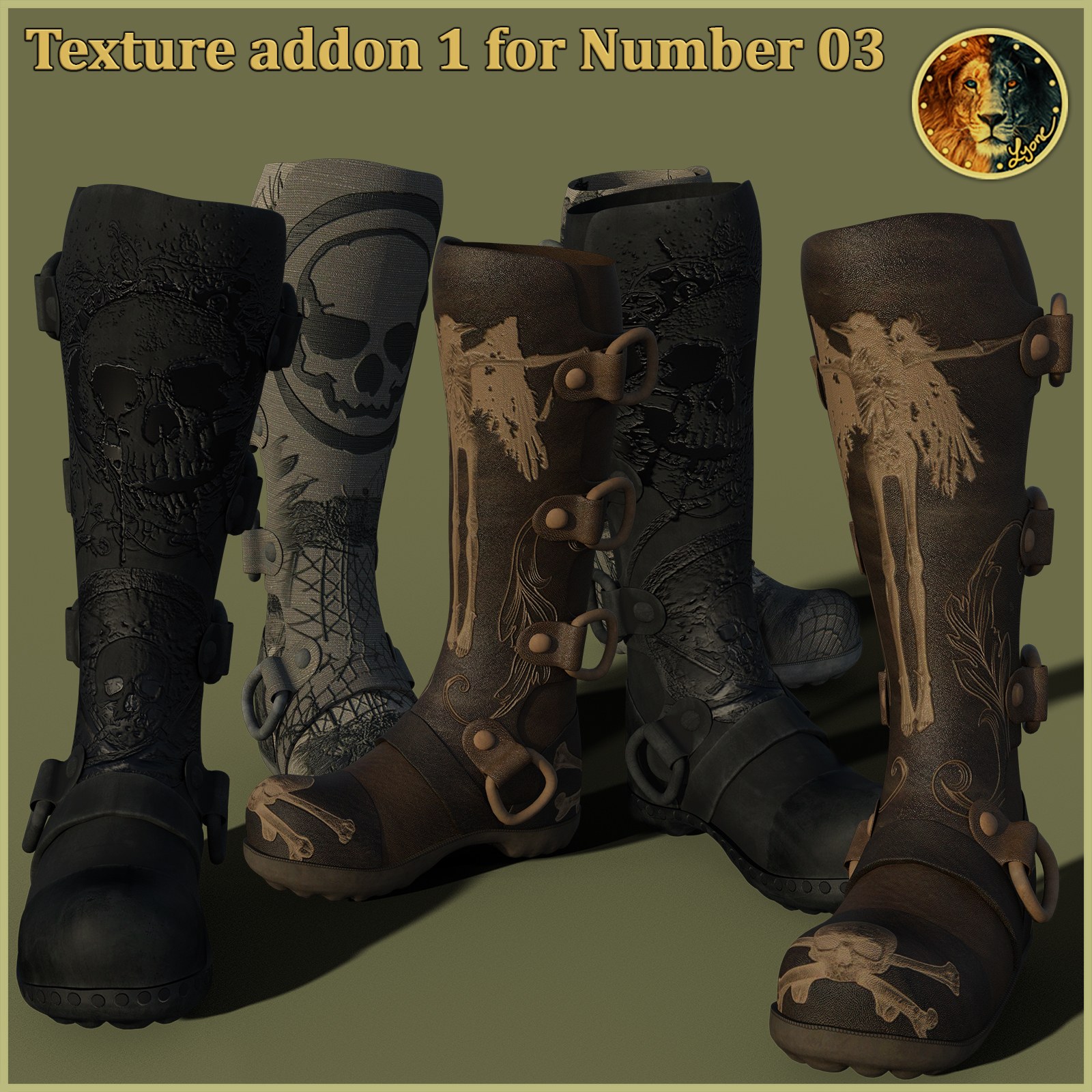 Texture addon 1 for Number 03 by N/A