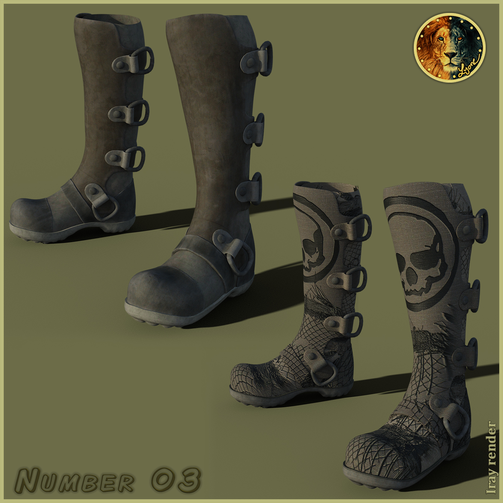 Texture addon 1 for Number 03 by N/A