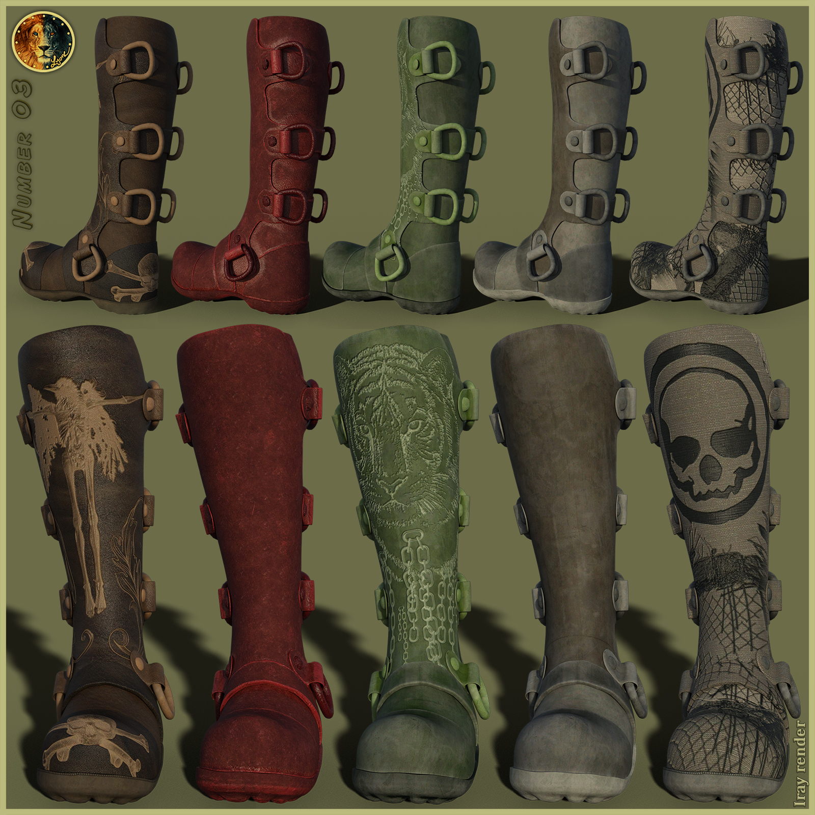 Texture addon 1 for Number 03 by N/A
