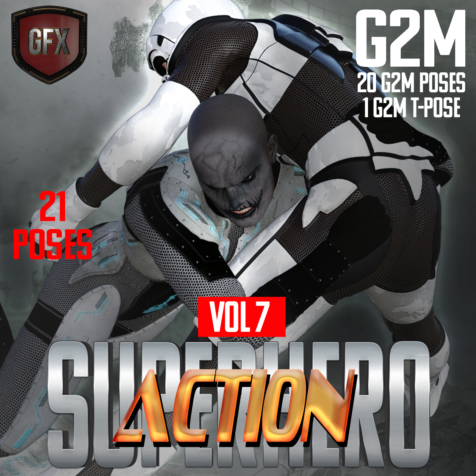 SuperHero Action for G2M Volume 7 by N/A