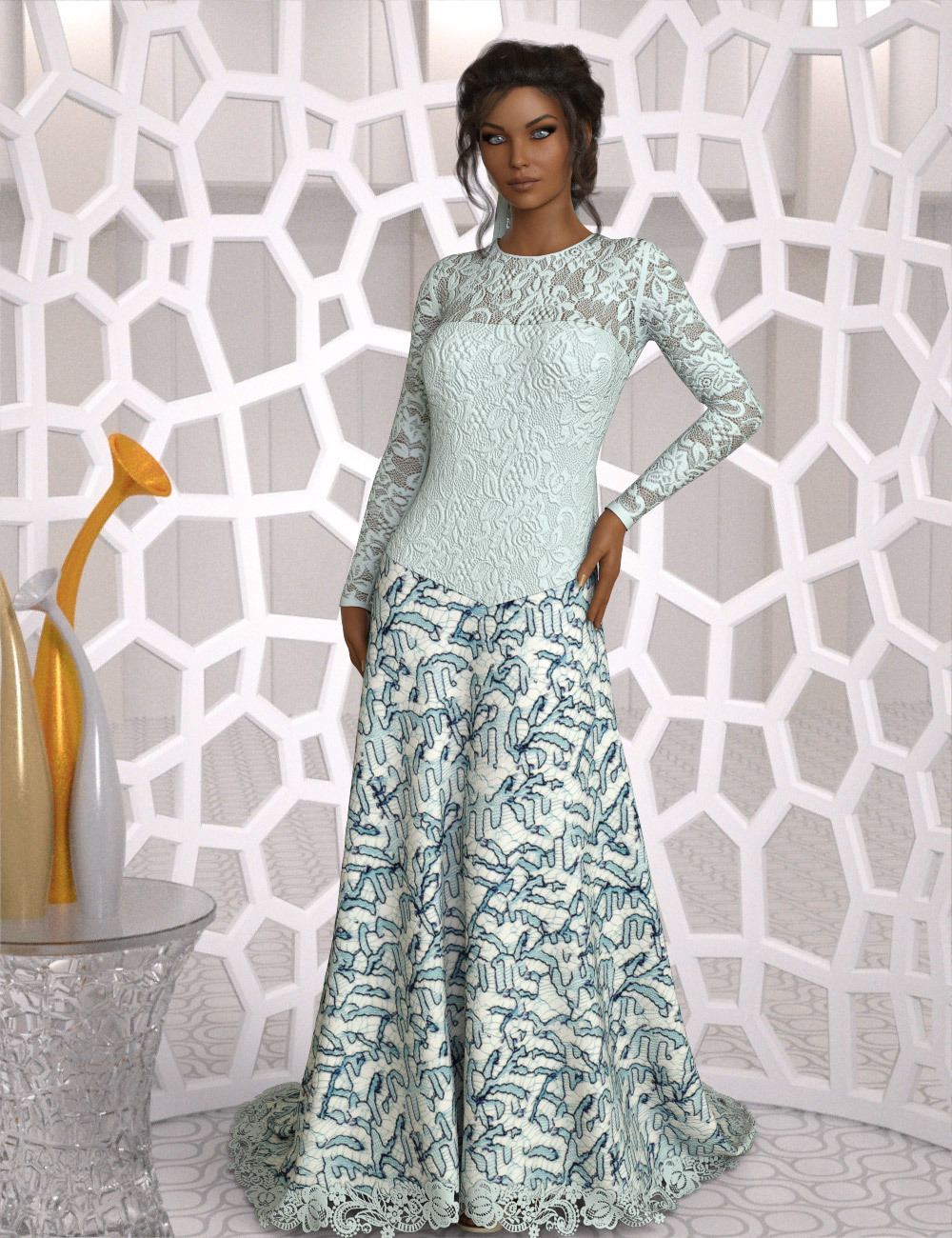InStyle - dforce Classic Wedding Gown G8F by N/A