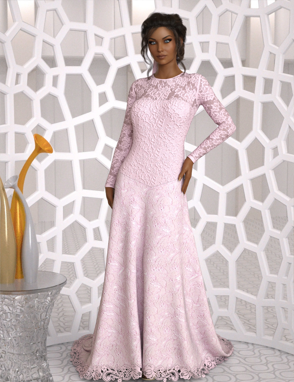 InStyle - dforce Classic Wedding Gown G8F by N/A
