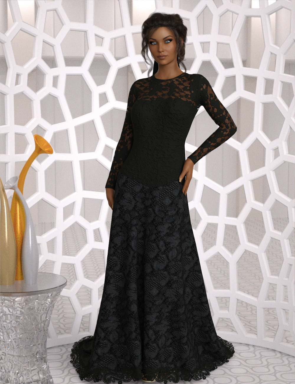 InStyle - dforce Classic Wedding Gown G8F by N/A