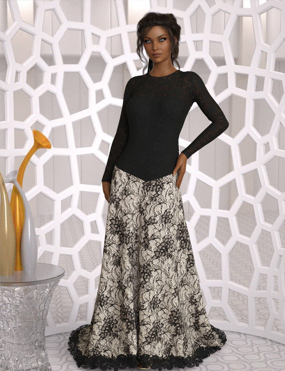 InStyle - dforce Classic Wedding Gown G8F by N/A