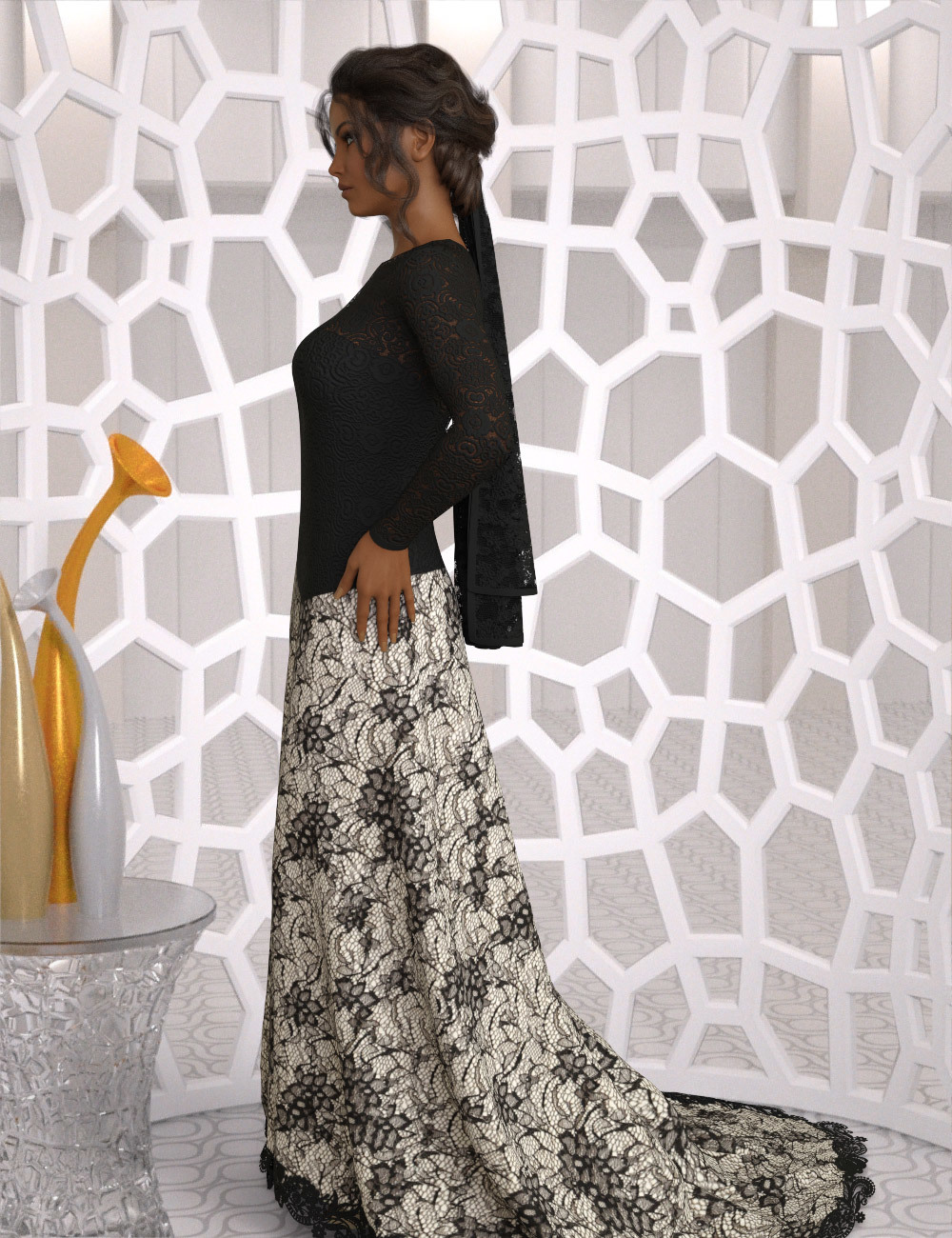 InStyle - dforce Classic Wedding Gown G8F by N/A