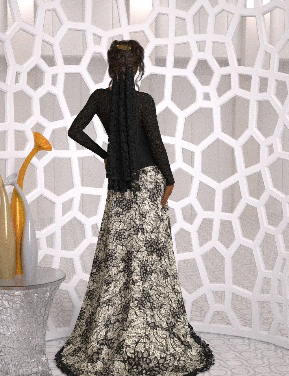 InStyle - dforce Classic Wedding Gown G8F by N/A