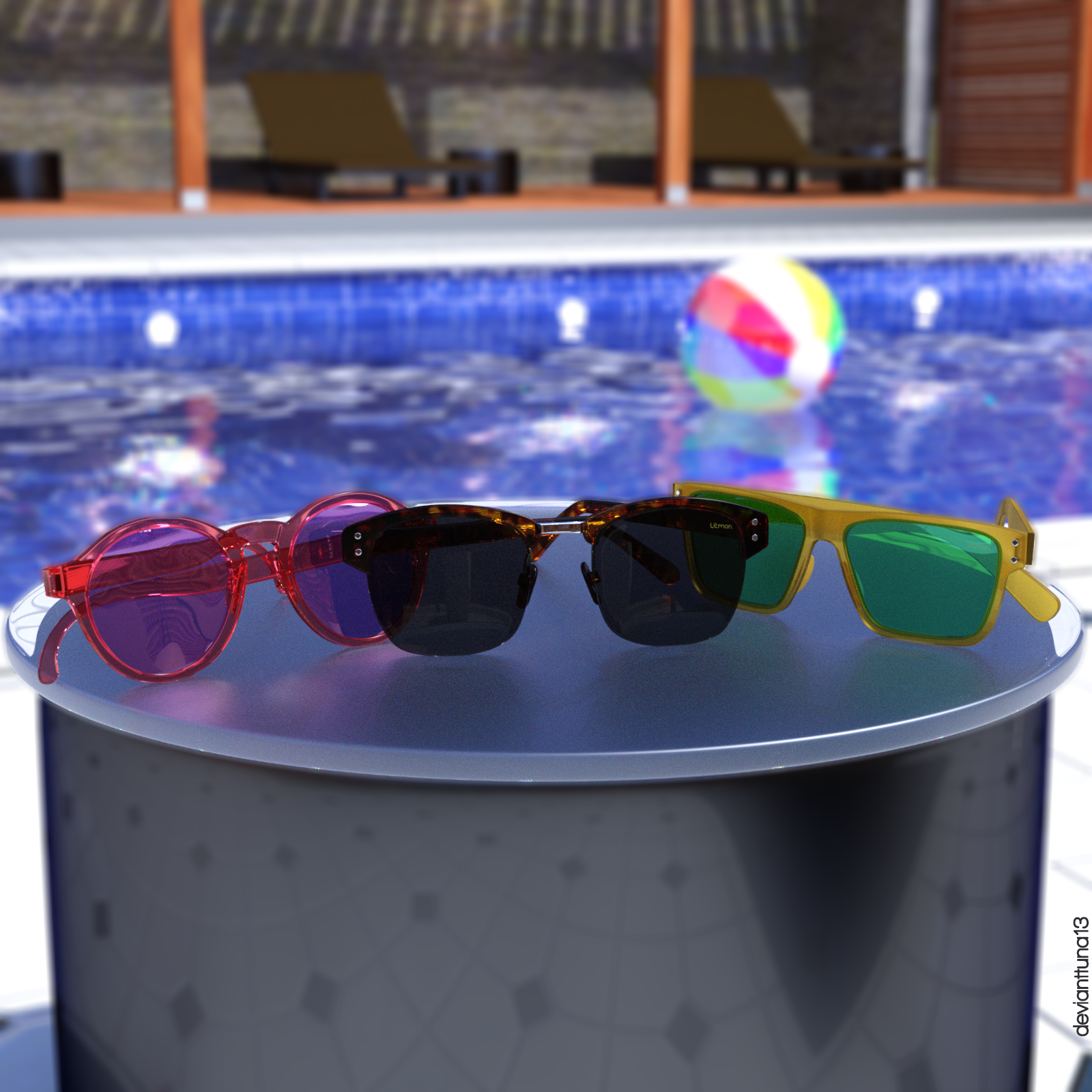 Lemon Glasses - 3 in 1 by N/A