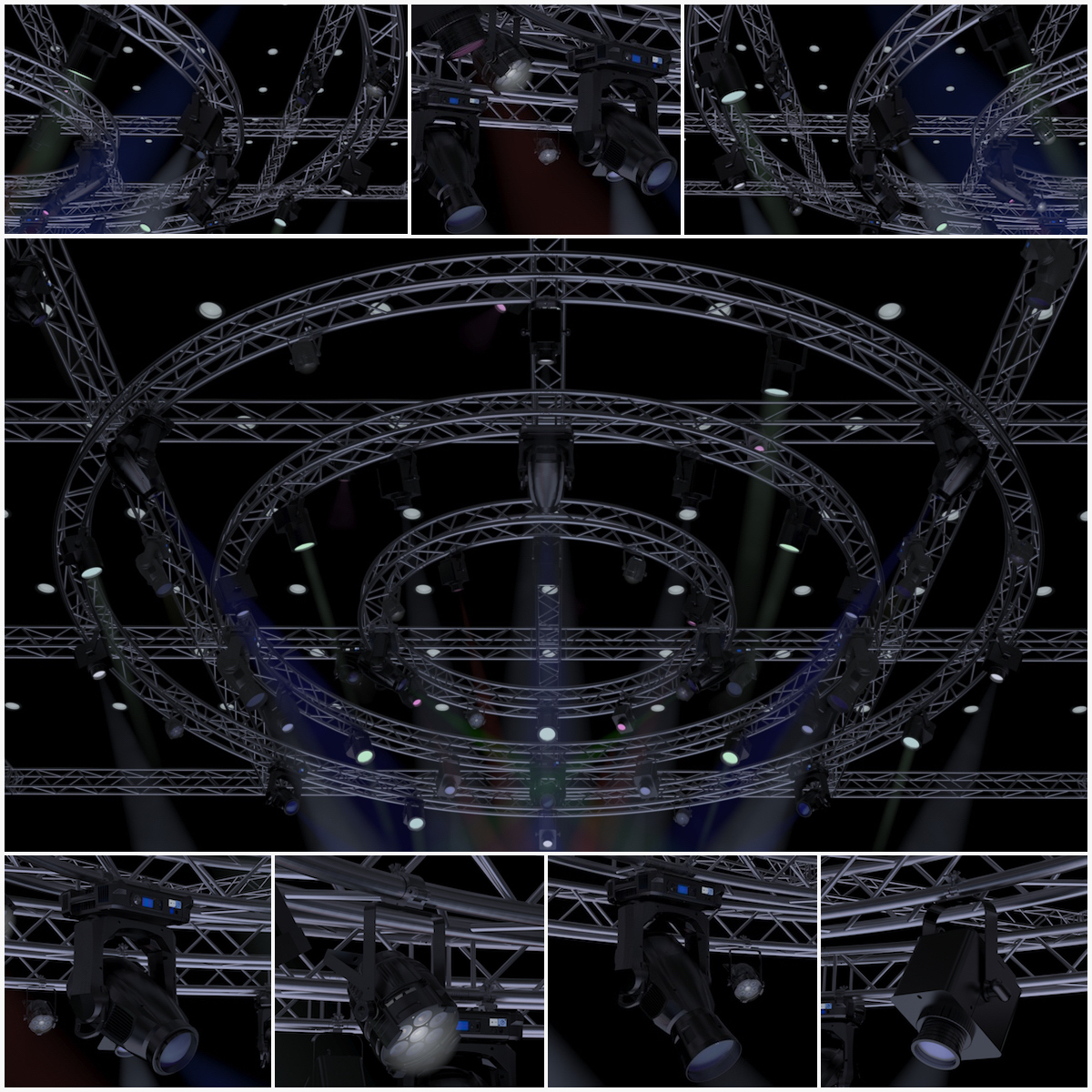 TV Studio Stage Truss and Lights - Extended License by N/A