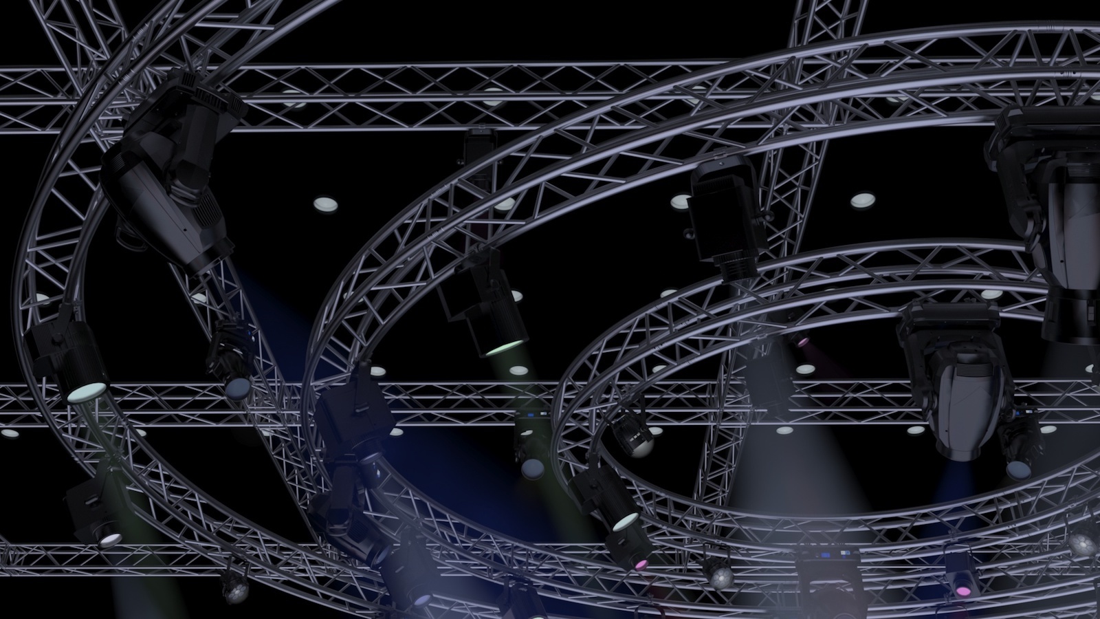 TV Studio Stage Truss and Lights - Extended License by N/A