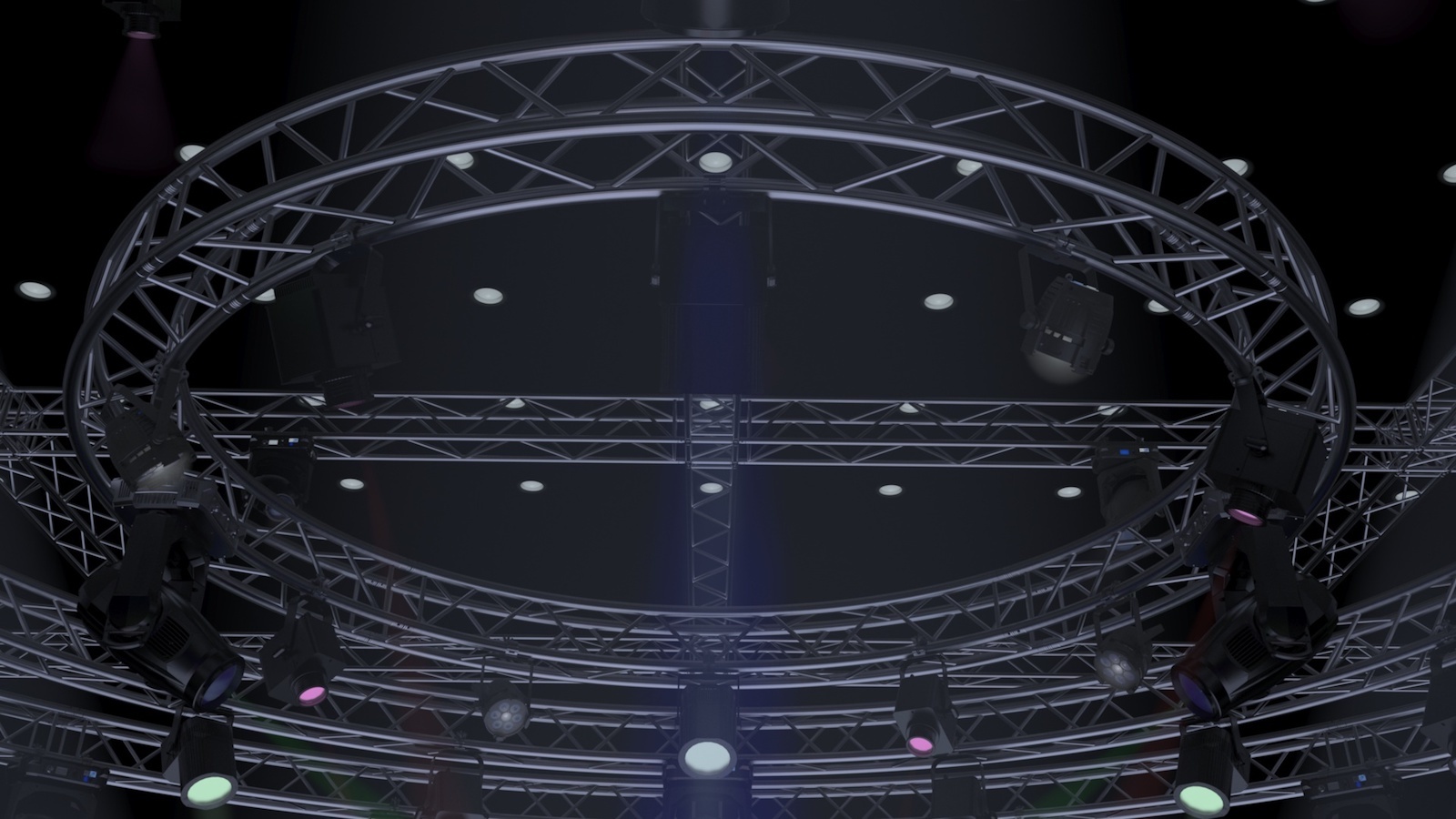 TV Studio Stage Truss and Lights - Extended License by N/A