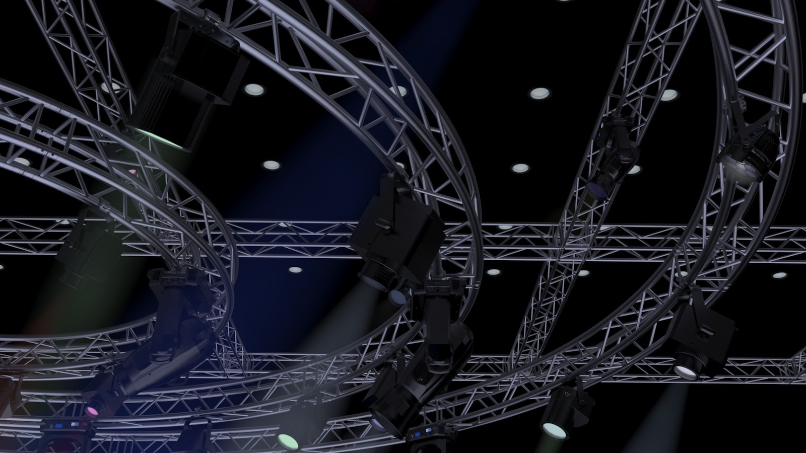 TV Studio Stage Truss and Lights - Extended License by N/A